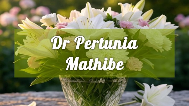 dr pertunia mathibe pretoria sa obituary