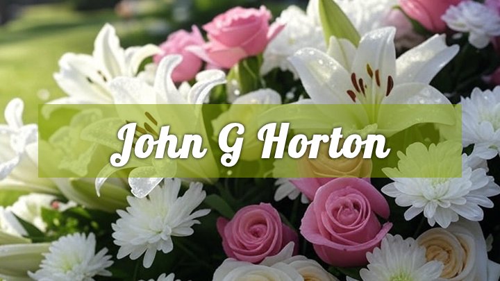 john g horton albany oh obituary